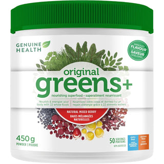 Genuine Health Greens + Mixed Berry Powder 459g