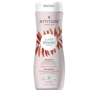 Attitude Super Leaves Color Care & Repair Shampoo - Avocado Oil & Pomegranate 473ml