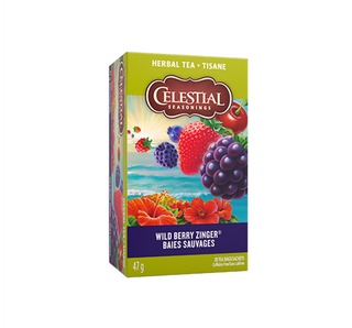 Celestial Seasoning Herbal Tea - Wild  Berry Zinger 47g (20 Tea Bags)