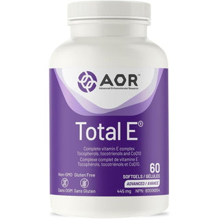 AOR Total E Complete Vitamin E 445mg 60 softgels