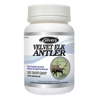 Silver 21, Canadian Velvet Elk Antler, 500 mg, Freeze-dried, 30 Veggie Capsules