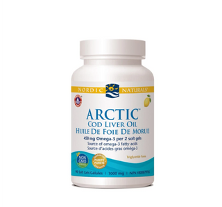 Nordic Naturals Arctic Cod Liver Oil Lemon 90 Softgels