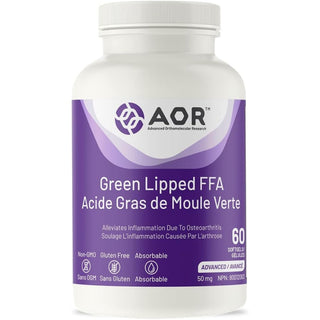 AOR Green Lipped FFA 50mg 60 Softgels