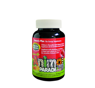 Nature's Plus Animal Parade® Multivitamin Children’s Chewable Sugar Free - Cherry 90 Tablets