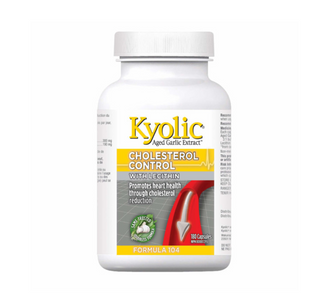 Kyolic Cholesterol Control Formula 104 with Lecithin 180 Capsules