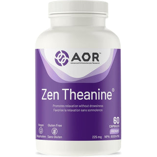 AOR Zen Theanine 225mg 60 Capsules : Expiry Date 2026-12-01