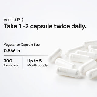 Nutridom Magnesium Malate 100, 100mg, 300 Vegetable Capsules