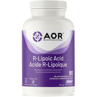 AOR R-Lipoic Acid 150mg 90 Capsules (D.R.C)