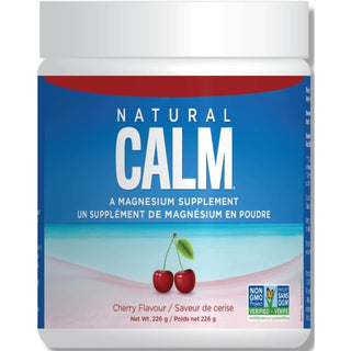 Natural Calm Magnesium Citrate Powder - Cherry Flavour 226g