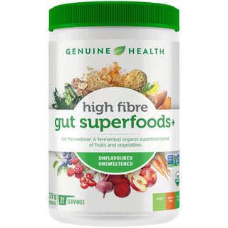 Genuine Health Fermented Organic Gut Superfoods Unsweetened & Unflavoured 229g