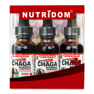 Nutridom Chaga Liquid Drops Gift Box (6 Bottles) 30 ml / 1fl. oz