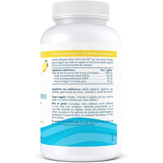 Nordic Naturals Arctic Cod Liver Oil Lemon 90 Softgels