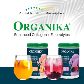 Organika Electrolytes + Enhanced Collagen - Wild Berry 360g