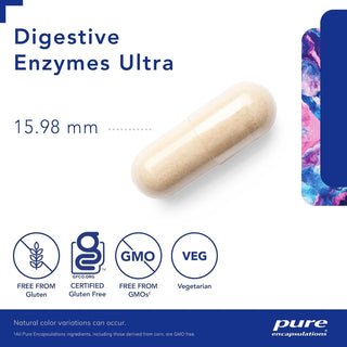 Pure Encapsulations Digestive Enzymes Ultra 180 Veggie Caps