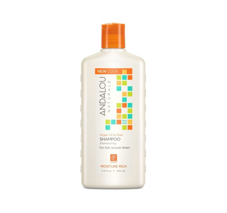 Andalou Naturals -  Argan Oil & Shea Moisture Rich Shampoo 340mL