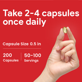 Nutridom 月见草油，500 毫克，200 粒软胶囊