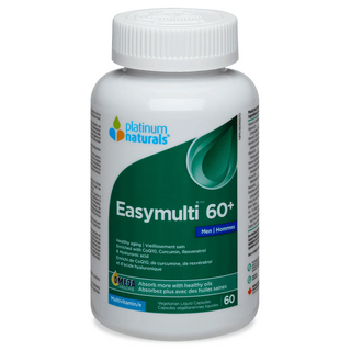 Platinum Naturals Easymulti 60+ For Men 60 Softgels