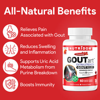 Nutridom GOUTart Extra Strength 679mg 60Vcaps