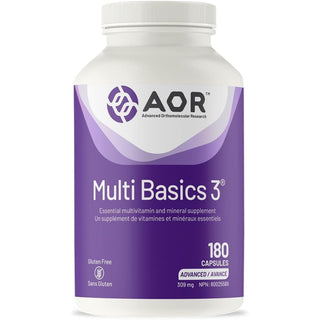 AOR Multi Basics 3 309mg 180 Capsules