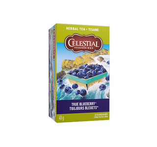 Celestial Seasoning Herbal Tea - True Blueberry 43g (20 Tea Bags)