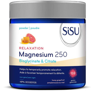 Sisu Magnesium 250mg Relaxation - Honey Grapefruit 133g