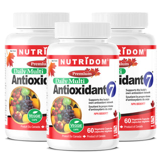 Nutridom 抗氧化剂 7 60 粒胶囊 - 3 包