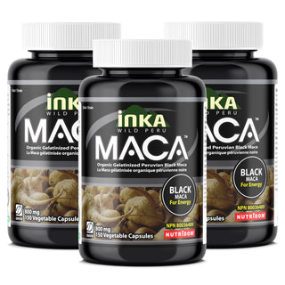 Inka Maca Black 800 mg 150 Vcaps - 3Pack