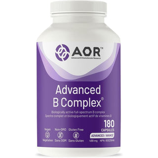 AOR 고급 B 복합체 602mg 180 베지 캡슐