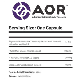 AOR Liver Support 517mg 180 Capsules