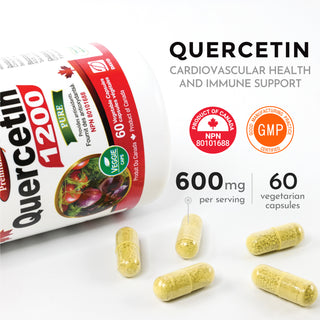 Nutridom Quercetin 600mg, 60 Veggie Capsules