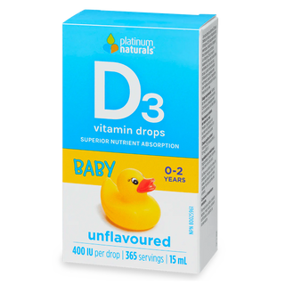 Platinum Naturals Vitamin D3 Drops for Babies 15ml