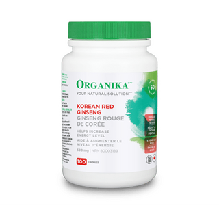 Organika Ginseng- Korean Red 500MG 100 Capsules