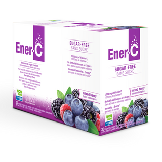 Ener-C 无糖 1,000 毫克维生素 C 饮料混合物 - 混合浆果 30 包