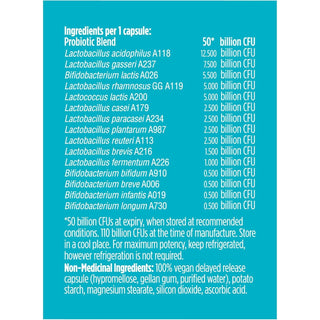 여성용 정품 건강 프로바이오틱스(30개), 500억 CFU, 일일 천연 소화, 면역, 스트레스 지원 및 질 pH 균형