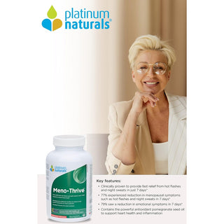 Platinum Naturals Meno-Thrive  60 Softgels