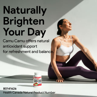 Nutridom CamuCamu500 500mg 120 Vegetable Capsules (Super Antioxidant)