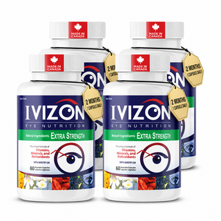 Ivizon Extra Strength 60 Vcaps - 4 PACK