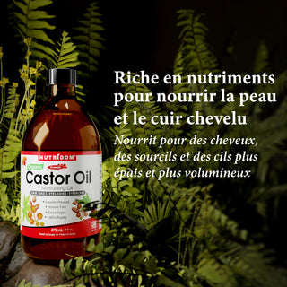 Nutridom Organic Castor Oil 473ml