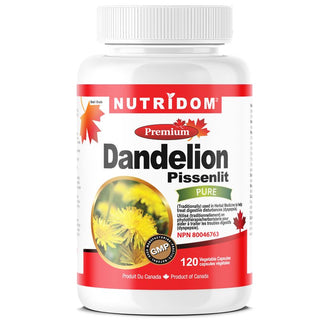 Nutridom 蒲公英根提取物，500 毫克，120 粒素食胶囊