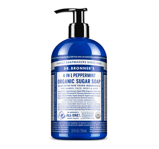 Dr. Bronner's Organic Sugar Soaps Peppermint 355ml