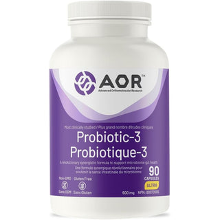 AOR Probiotic-3 600mg 90 Vcaps