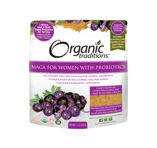 Organic Traditions Maca for Women with Probiotics 150g