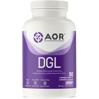 AOR DGL 507mg 90 Chewable Tablets : Expiry Date 2026-11-30