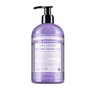 Dr. Bronner's Organic Sugar Soaps Lavender 355ml