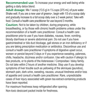 Genuine Health Greens + Daily Detox *Natural Green Apple (405g)