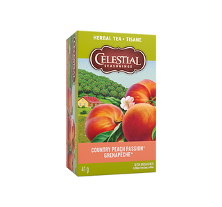 Celestial Seasoning Herbal Tea - Country Peach Passion 41g (20 Tea Bags)