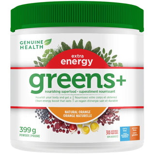 Genuine Health Greens + Extra Energy 天然橙子 399g