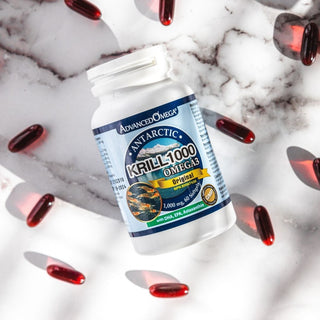 Advanced Omega, Antarctic Krill Oil 1,000 mg with DHA, EPA and Astaxanthin, 60 Softgels - CAFORIA.CA