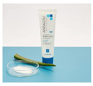 Andalou Naturals - Argan Stem Cell Benefit Balm Un - Tinted SPF 30 58mL - Clear Skin - CAFORIA.CA