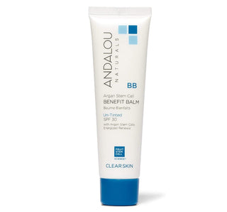 Andalou Naturals - Argan Stem Cell Benefit Balm Un - Tinted SPF 30 58mL - Clear Skin - CAFORIA.CA